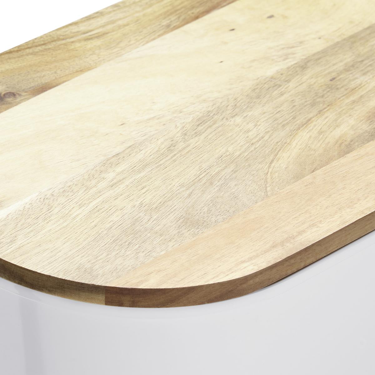 Škatla Za Kruh Fresh, Bela - bela/barve akacije, Trend, umetna masa/les (37/21,5/17,2cm) - Echtwerk