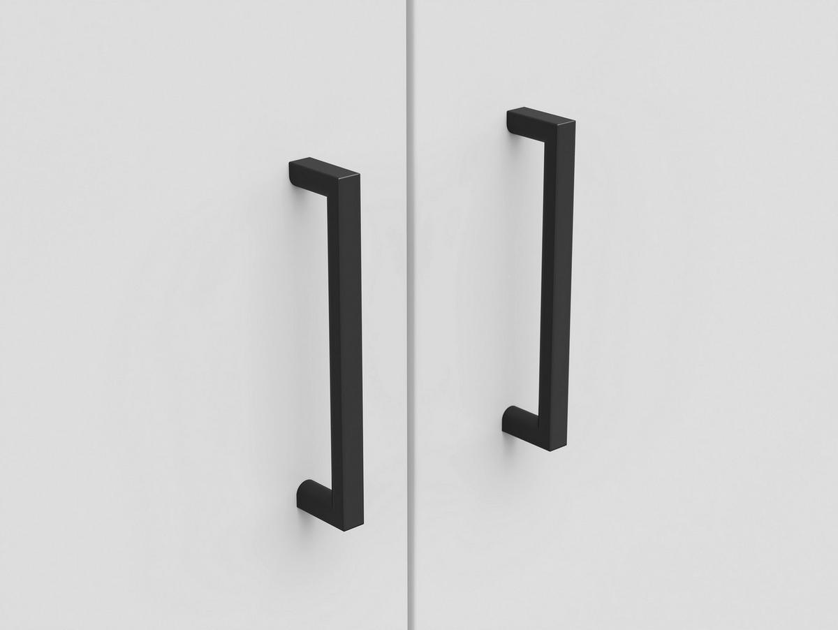Omara Multistauraum - črna/bela, Moderno, leseni material (80/195/52cm) - Premium Living
