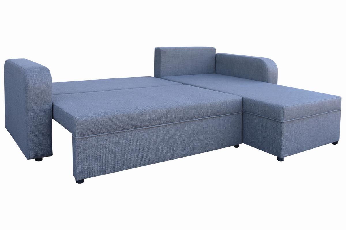 Kutna Garnitura Daisy - siva/crna, Moderno, drvni materijal/drvo (235/163cm) - Modern Living