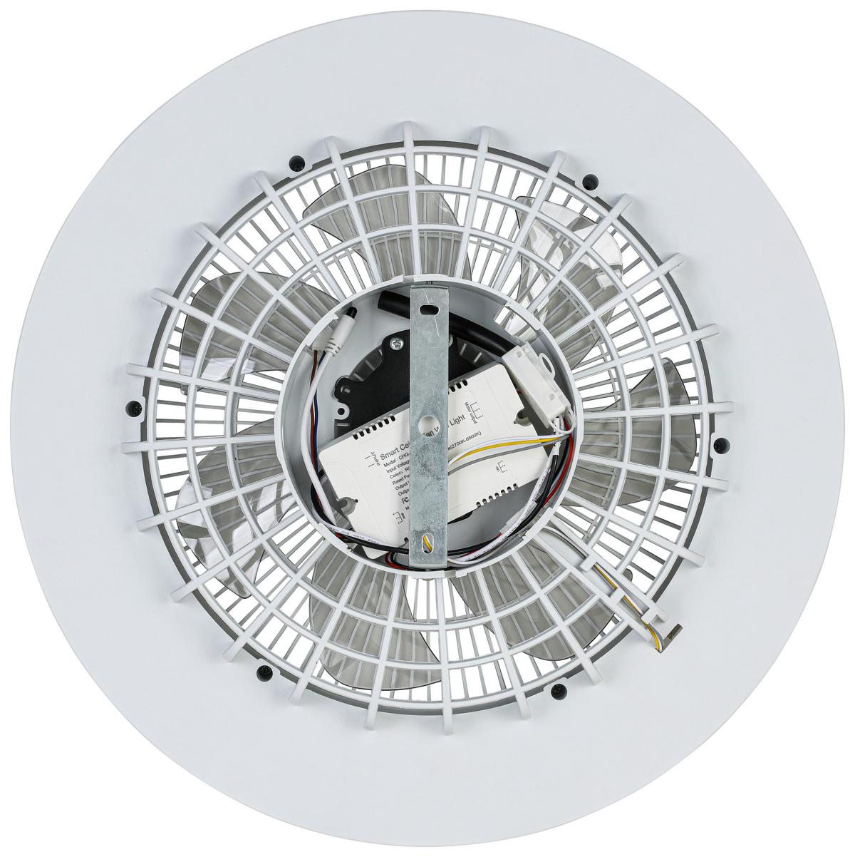 Ventilator Stropni Oliver - bijela, Moderno, metal/plastika (46/14,5/14,5cm) - Mömax