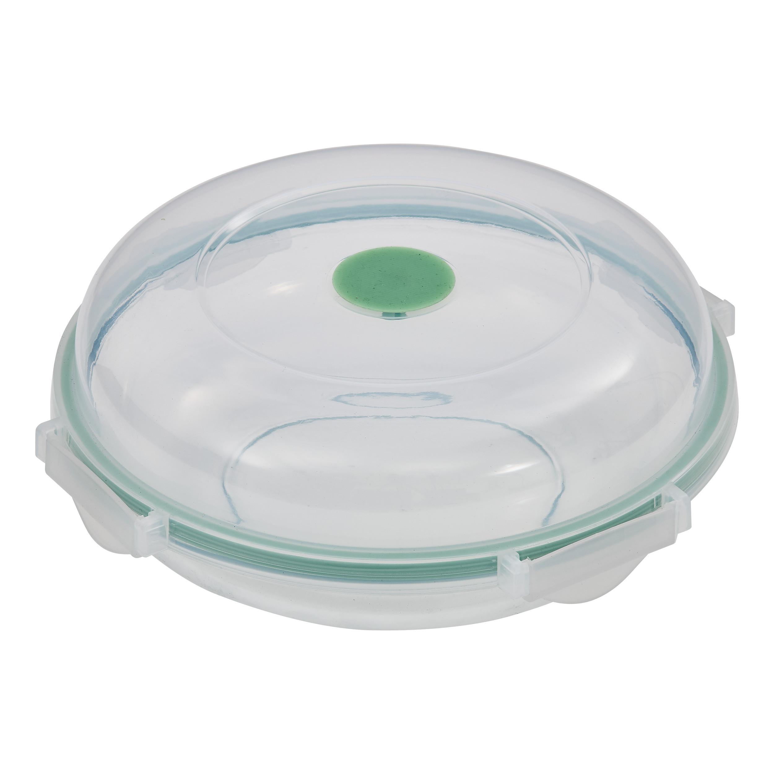 Cutie gustări Box cca. 1,2 l - verde/transparent, Basics, plastic/sticlă (1,2l)