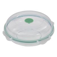 Cutie gustări Box cca. 1,2 l - verde/transparent, Basics, plastic/sticlă (1,2l)