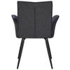 STOL MED ARMSTÖD NOVA - grå/svart, Modern, metall/textil (63/88/63cm) - Mömax