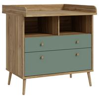 Komoda Za Previjanje Whenua - boje hrasta/boje kadulje, Konvencionalno, drvni materijal (89,8/94,4/77cm) - Mömax