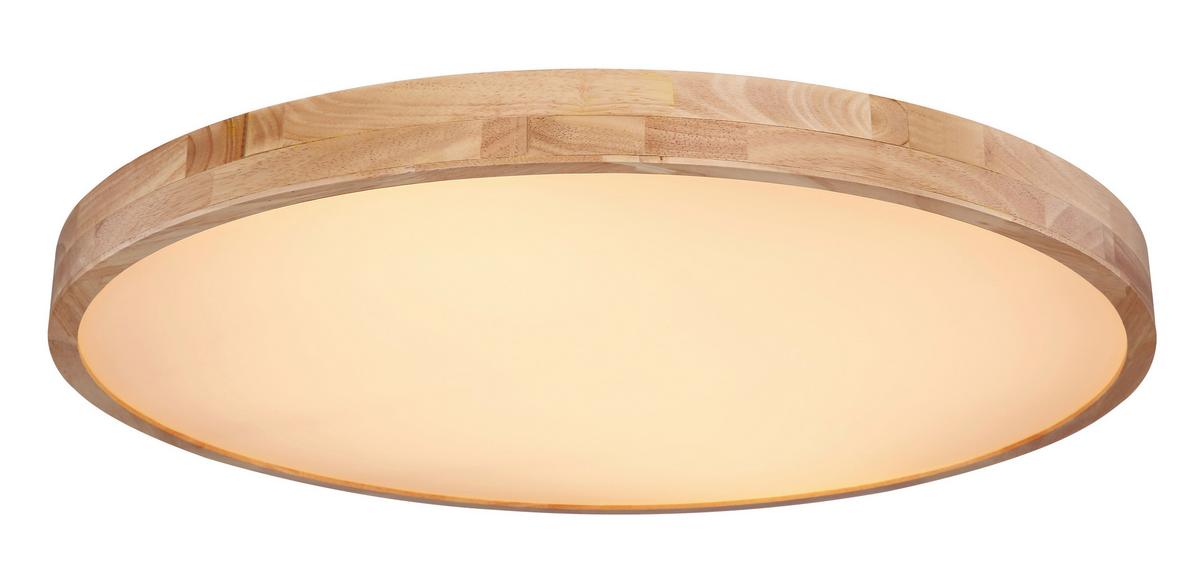 Stropna Led-svetilka Rainer, S Sijalko - bela/bež, Basics, kovina/umetna masa (80/10,5cm) - Globo