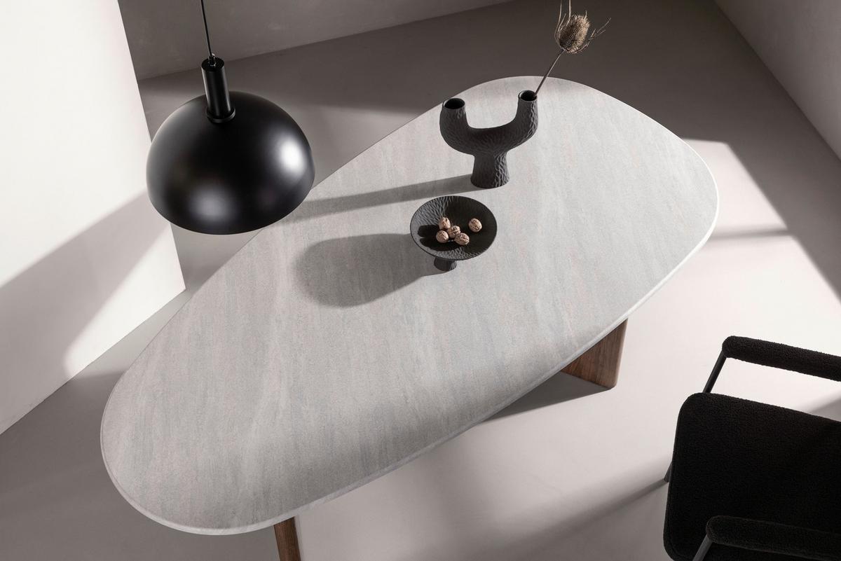 ESSTISCH GRÖNVIK - Hellgrau/Mokka, Design, Holzwerkstoff (180/90/75cm) - Livetastic