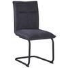 Stuhl Nova Grau/Schwarz - Schwarz/Grau, MODERN, Textil/Metall (61/47/89cm) - Premium Living