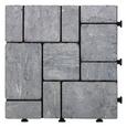 Terrassenfliese Stone in Grau - Grau, Kunststoff/Stein (30/2,8/30cm) - Modern Living Terrassenfliese Stone in Grau - Grau, Kunststoff/Stein (30/2,8/30cm) - Modern Living