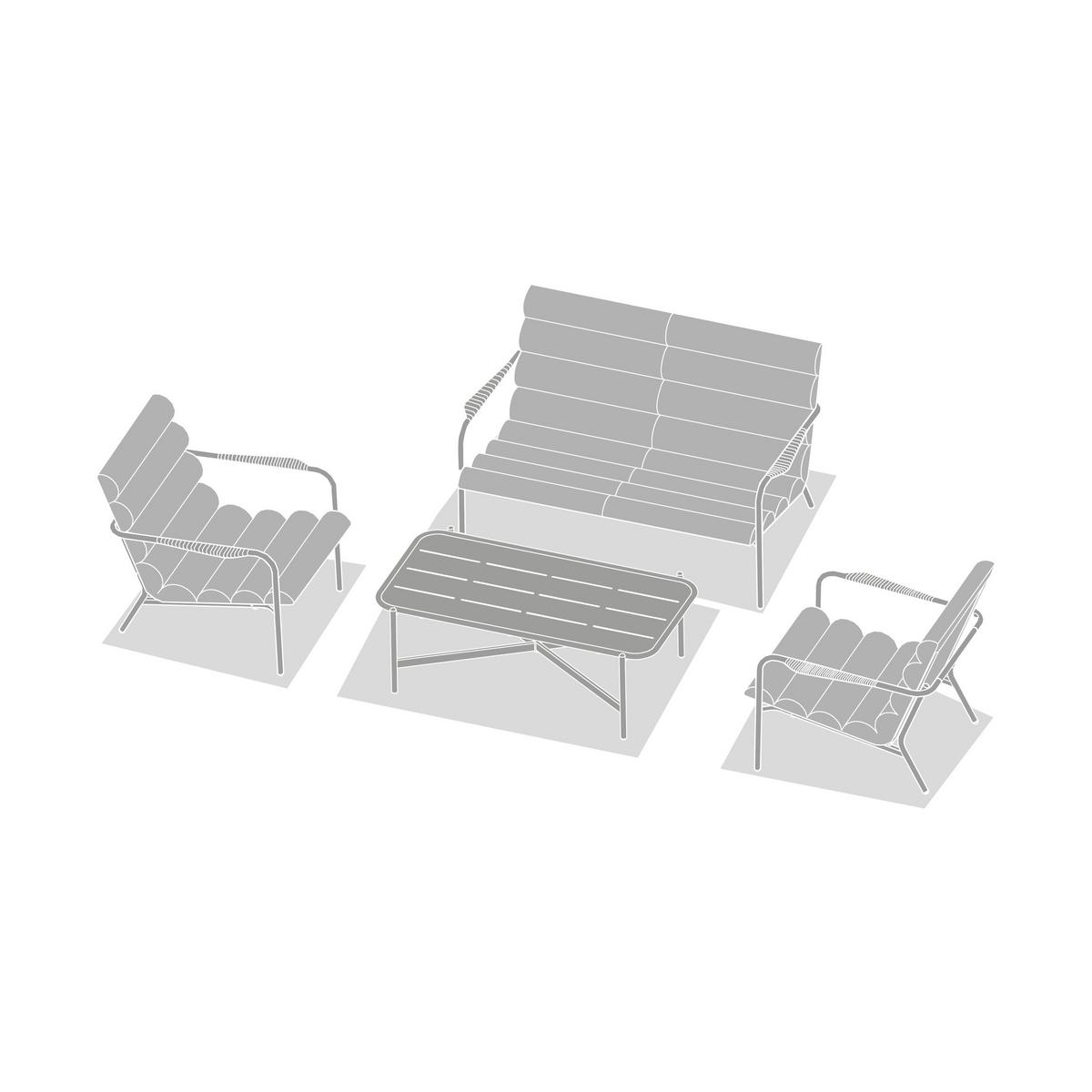 Set grădină Solani - Basics (282/156/71cm)