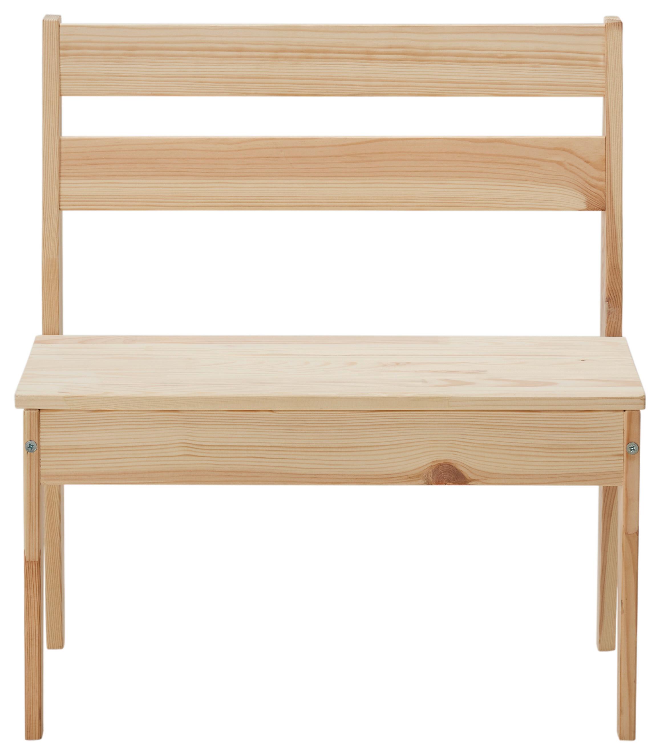 Otroška Klop Sven, Bor, Masivno - naravne barve, Konvencionalno, les (50/55/31cm) - Mömax
