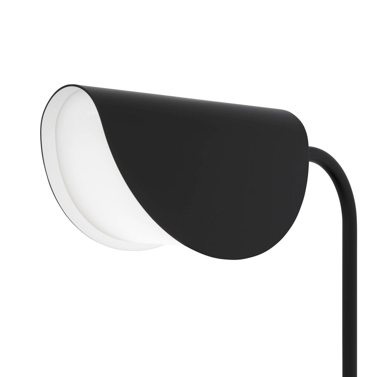 Tischleuchte Mollis Schwarz/Weiß max. 28 Watt - Schwarz/Weiß, Basics, Kunststoff/Metall (29/43/18cm) - MAYTONI