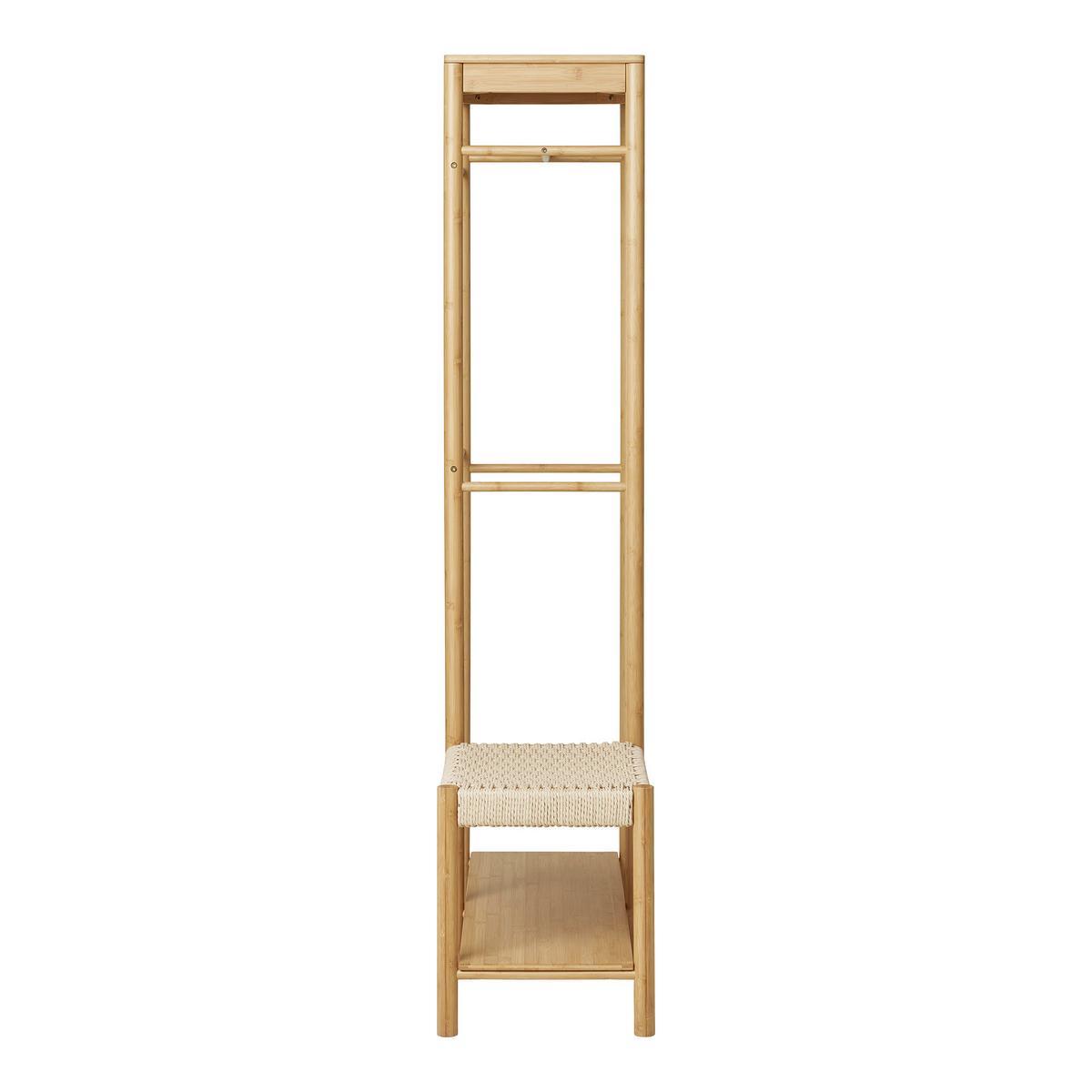 Garderobe Ember Echtholz - Naturfarben, Design, Holz (95/165/36cm) - MID.YOU