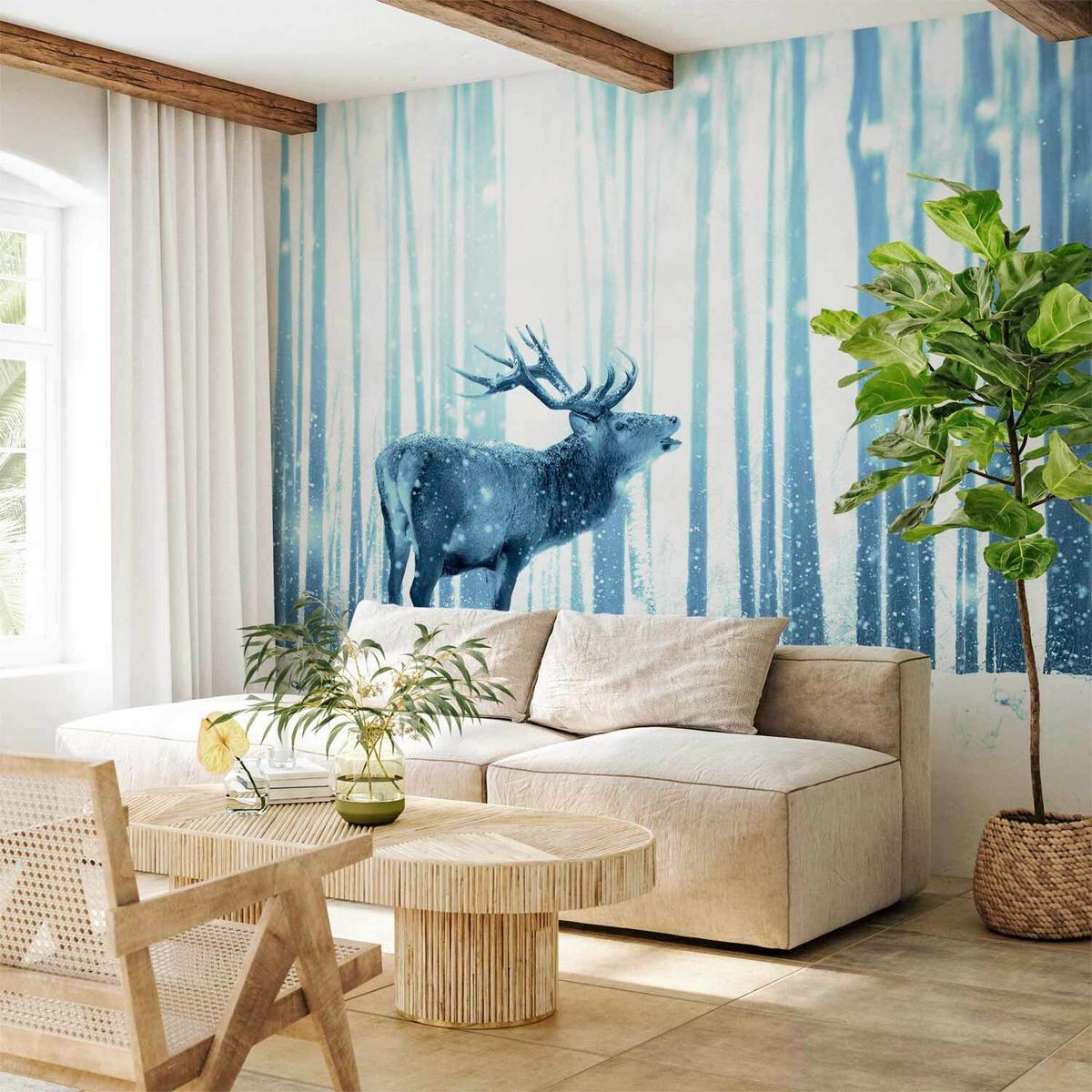 Fotótapéta Hde-Lft1870 - világoskék/fehér, Lifestyle, textil (200/140cm) - artgeist