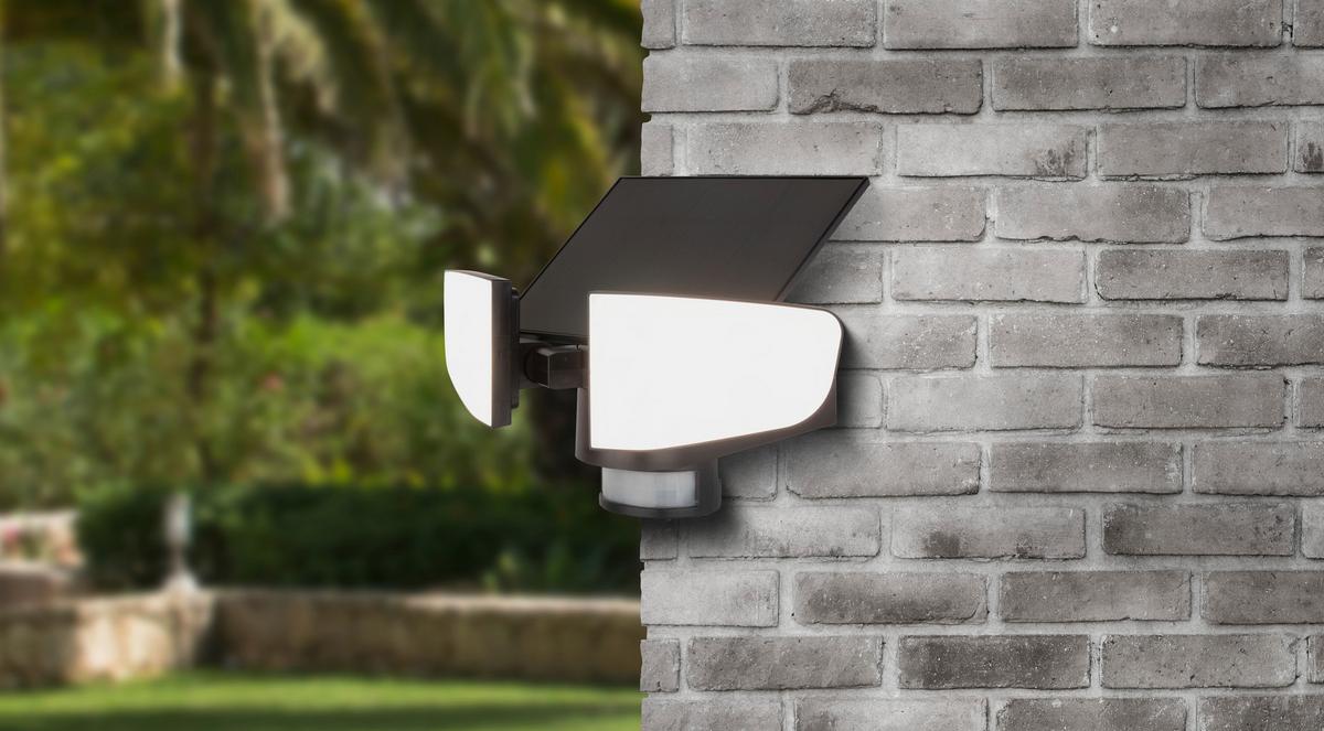LAMPA ZEWNĘTRZNA LED TUCSON - czarny/opal, Basics, tworzywo sztuczne (25/27,5/20,8cm) - Ambia Garden