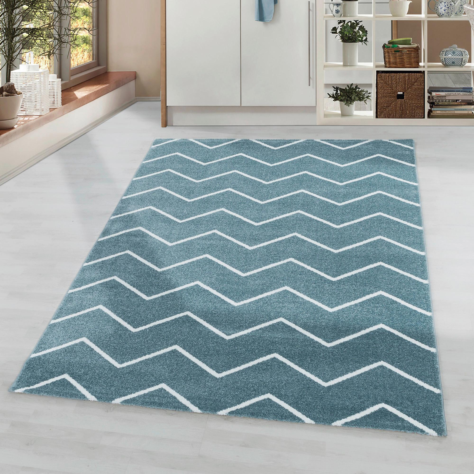 Shaggy Rio Blau ca. 80x250cm - Blau, Basics, Textil (80/250cm)