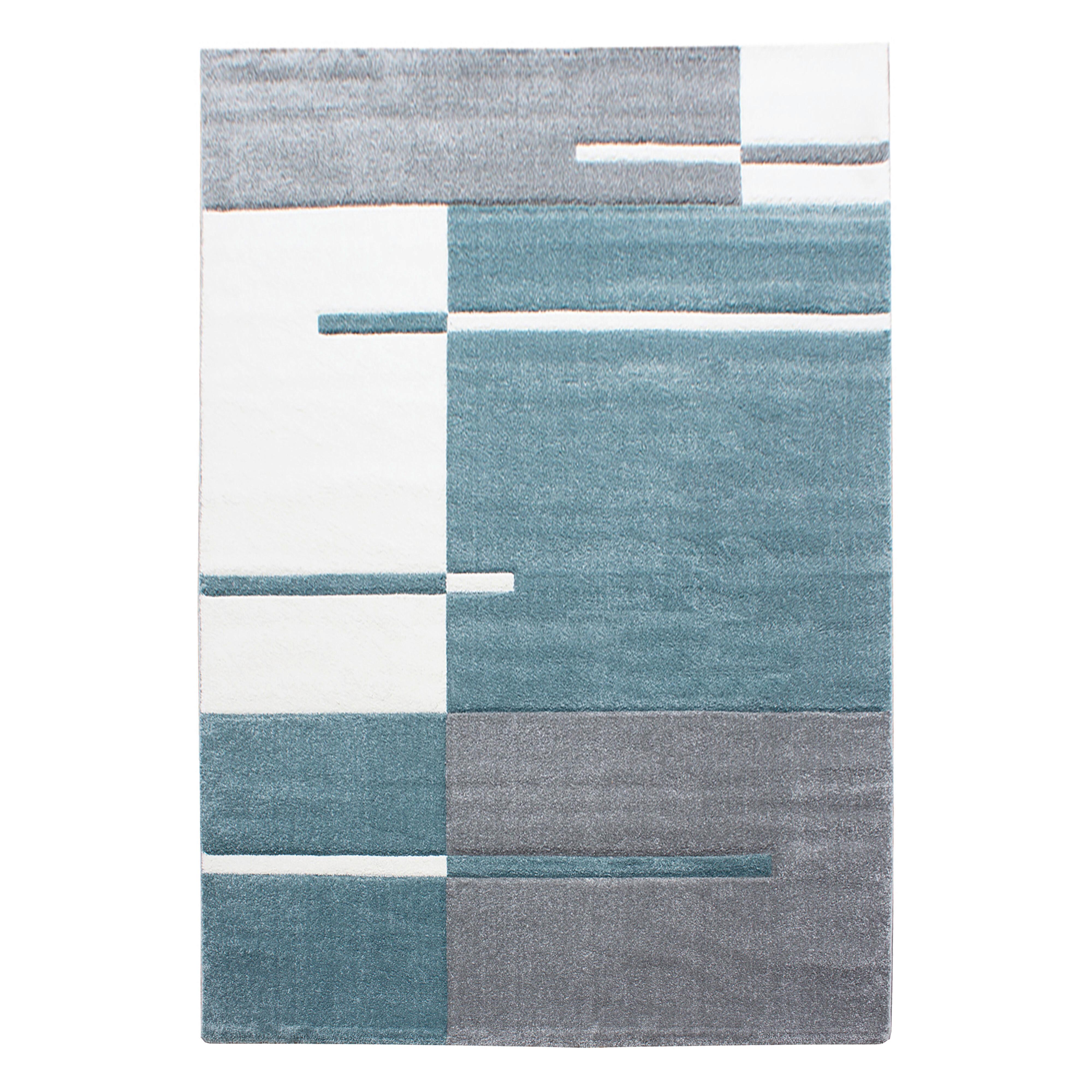 Ravno Tkana Preproga Hawaii, Modra, 240x340cm - modra, Basics, tekstil (240/340cm) - Novel