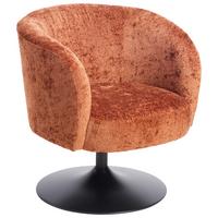 Forgószék Terrakotta Giro - fekete/terrakotta, Modern, textil/fém (67/68/73cm) - Premium Living