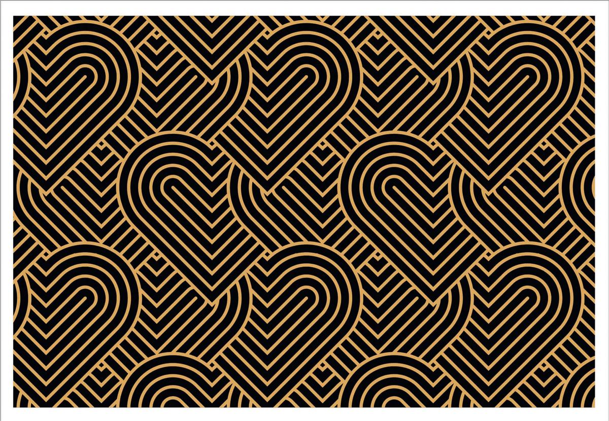 Glückwunschkarte Edelschwarz Multicolor - Basics, Papier (18/13cm)