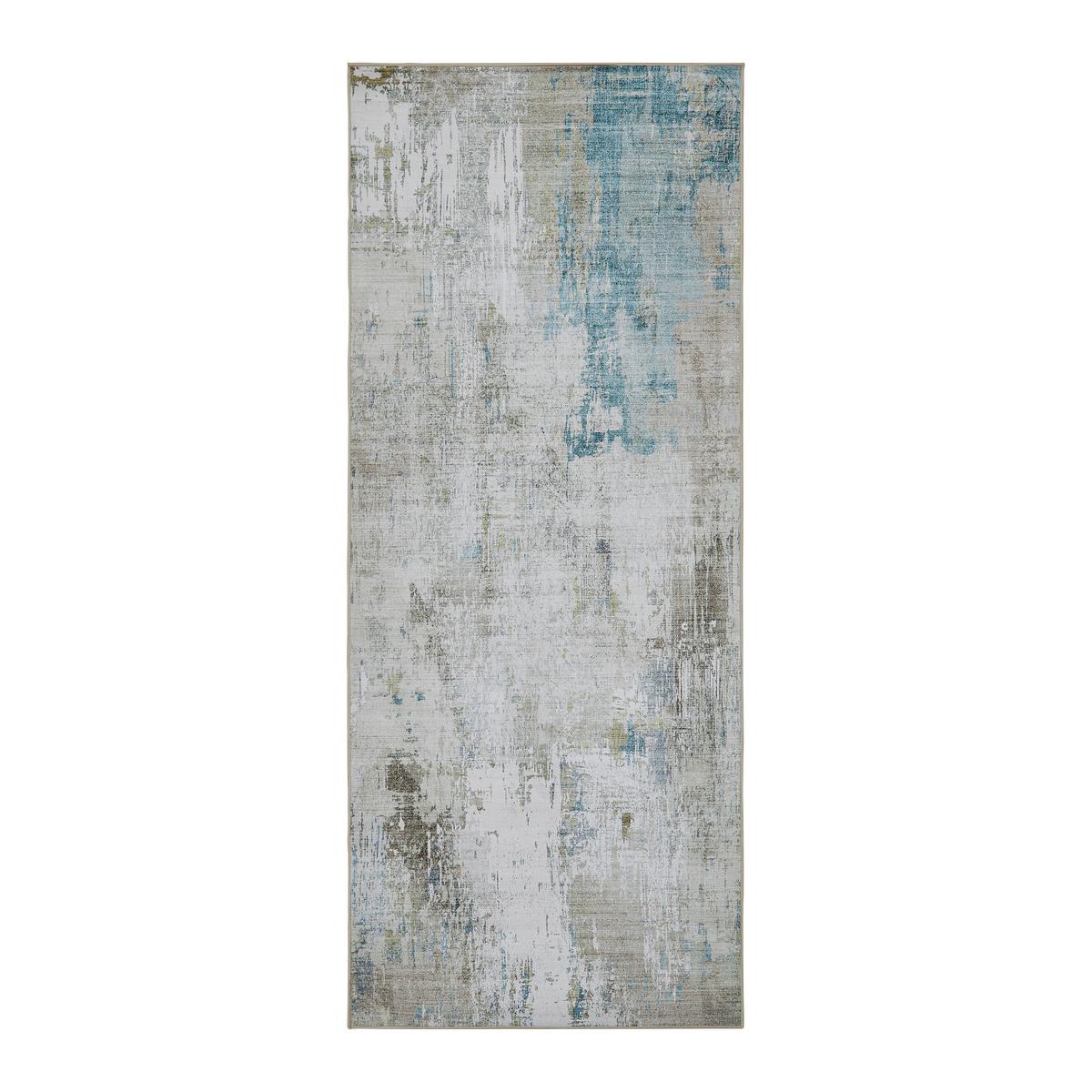 Síkszövött Szőnyeg Bruce 80/200 - világoszöld/terrakotta, Modern, műanyag (80/200cm) - Mömax