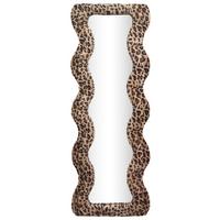 Oglindă de perete SUKI - maro, Romantik / Landhaus, sticlă/textil (60/160/4cm) - Premium Living