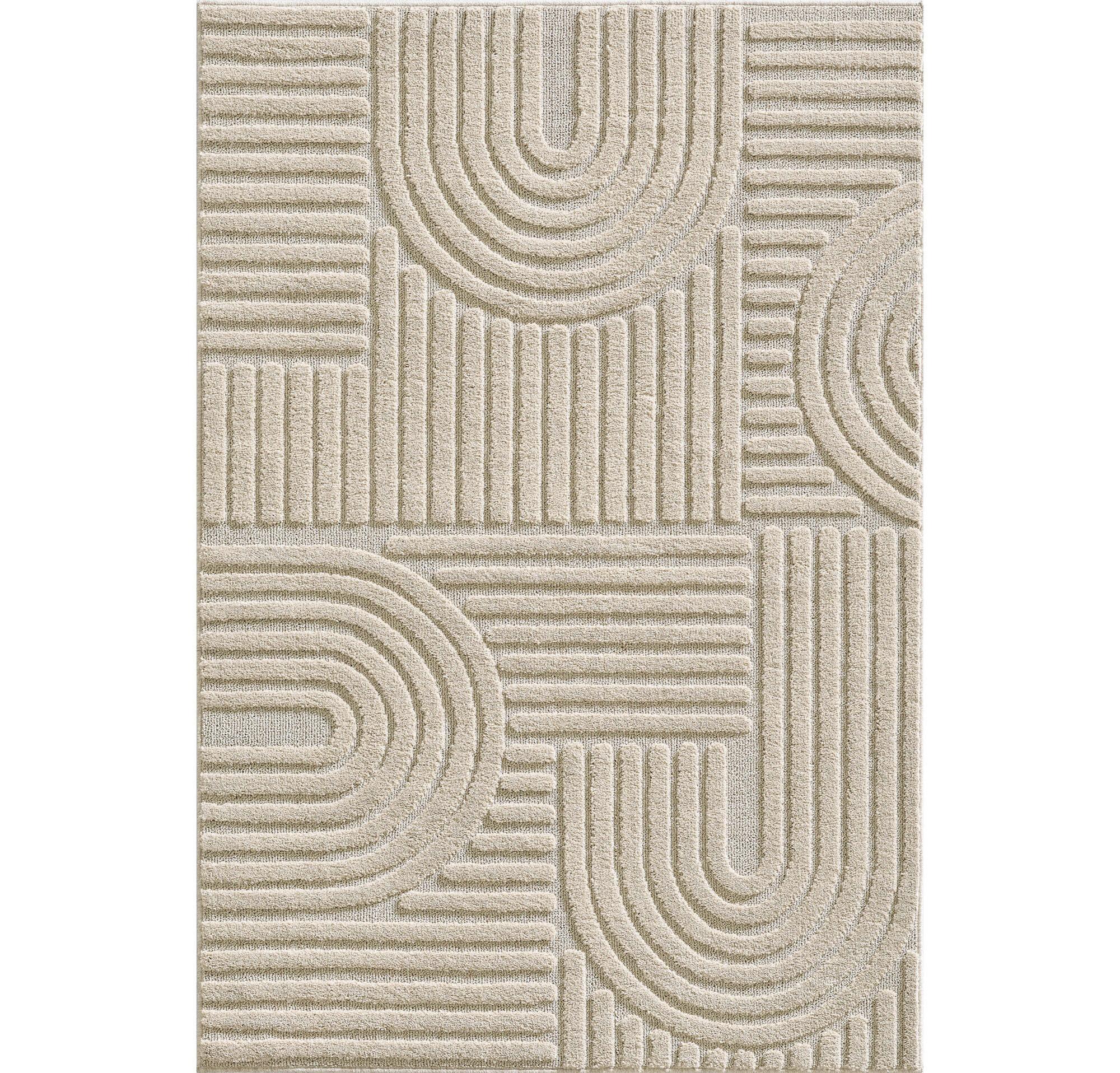 Hochflorteppich Boho Beige ca. 200x290cm - Beige, Basics, Textil (200/290cm) - Novel