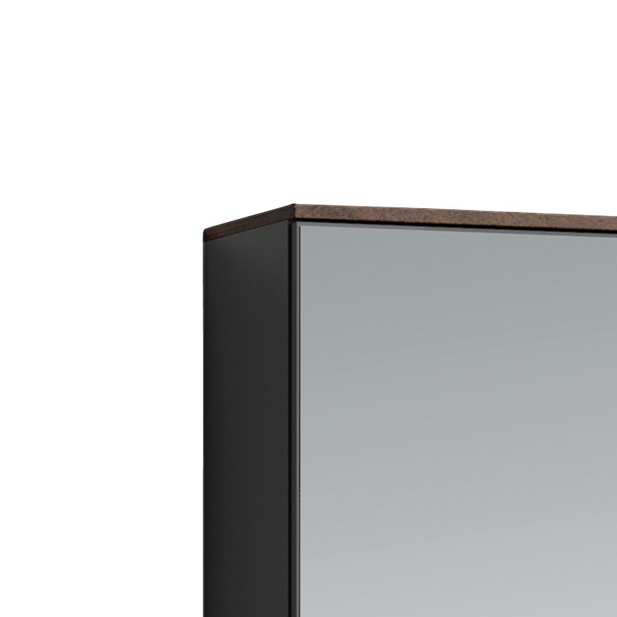 Garderobe Jakob Alteiche Dekor/Anthrazit B: 97 cm - Alteiche/Anthrazit, MODERN, Holzwerkstoff (97/195/30cm) - MID.YOU