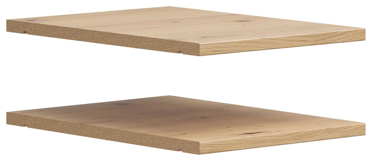 Polica Multi - hrast Artisan, Moderno, drvni materijal (26,9/3/35,8cm) - Modern Living