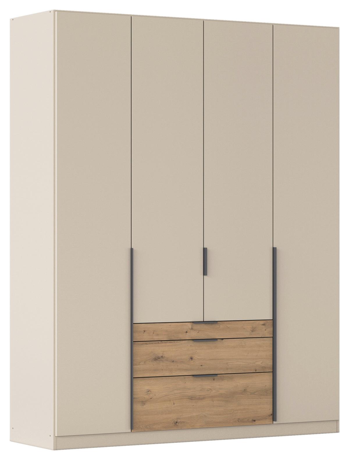 Ormar S Klasičnim Vratima Alabama - boje hrasta/hrast Artisan, Trend, drvni materijal (181/229/54cm) - Modern Living