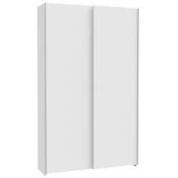 Ormar S Kliznim Vratima Home Nook - bijela/srebrne boje, Basics, drvni materijal/metal (120,1/210/39,1cm) - Modern Living