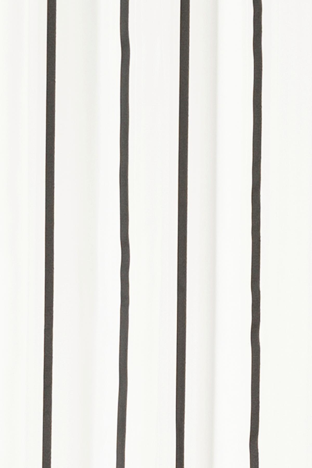 ZASŁONA NA SZELKACH 2ER SET FD BITS AND BYTES 08 - biały/brązowy, Basics, tkanina (140/255cm)