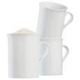 Kaffeebecher Adria in Weiß - Weiß, KONVENTIONELL, Keramik (0,260cm) - MÖMAX modern living
