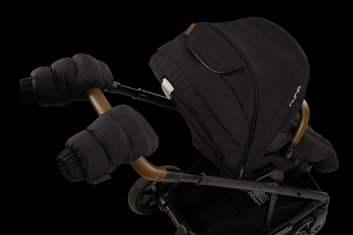 OSŁONA NA NÓŻKI WINTERSET - czarny, Basics, tkanina (99/42/14cm) - Nuna