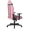 GAMINGSTOL PRINCE - vit/pink, Modern, textil/plast (67/126/67cm) - Dxracer