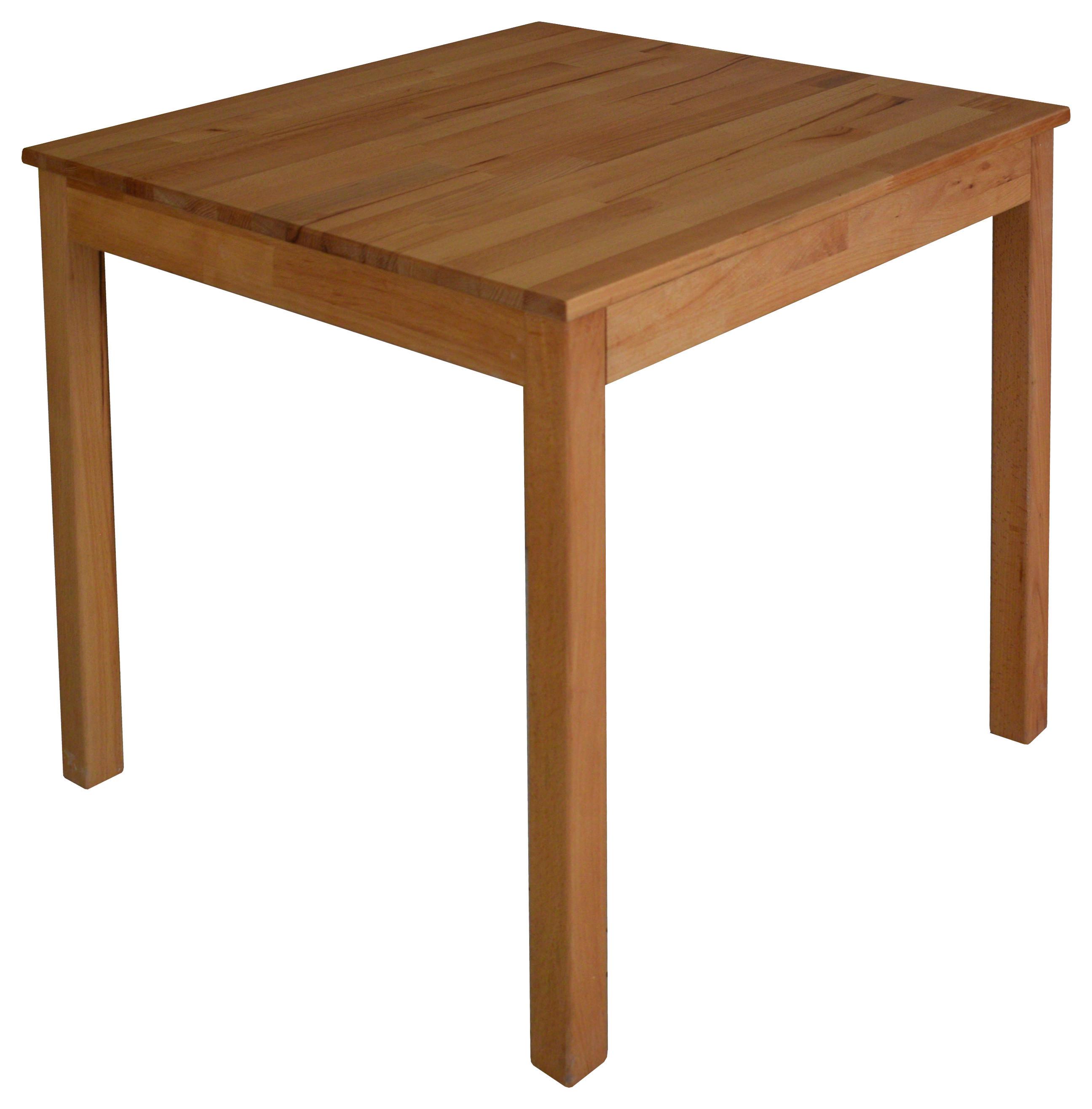 STÓŁ DO JADALNI ALEX - kolor bukowy, Konventionell, drewno (70/50/75cm) - Carryhome