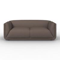 CANAPEA HEVI - cafeniu/culoare natur, Modern, lemn/textil (197/73/86cm) - Bessagi Home