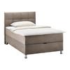 Box Krevet Oviedo - cappuccino, Konvencionalno, tekstil/metal (140/200cm) - Based