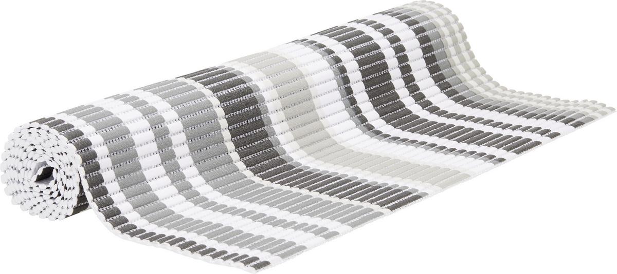 Antirutschmatte Stripe in diversen Farben - Blau/Gelb, Textil (65/180cm) - Modern Living