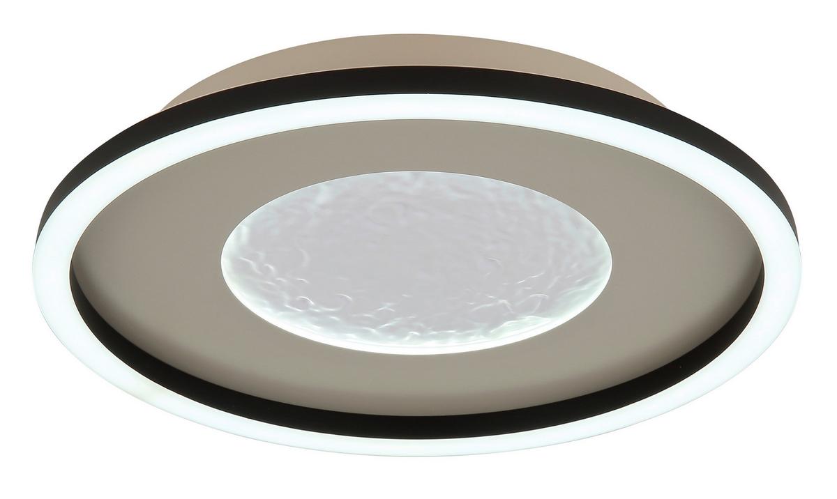 Plafonieră cu LED Wiley - alb/străveziu, Basics, plastic/metal (33/5,7cm) - Globo