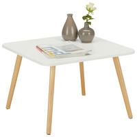 Couchtisch Anouk in Weiß - Weiß/Kieferfarben, MODERN, Holz/Holzwerkstoff (60/40/60cm) - Based