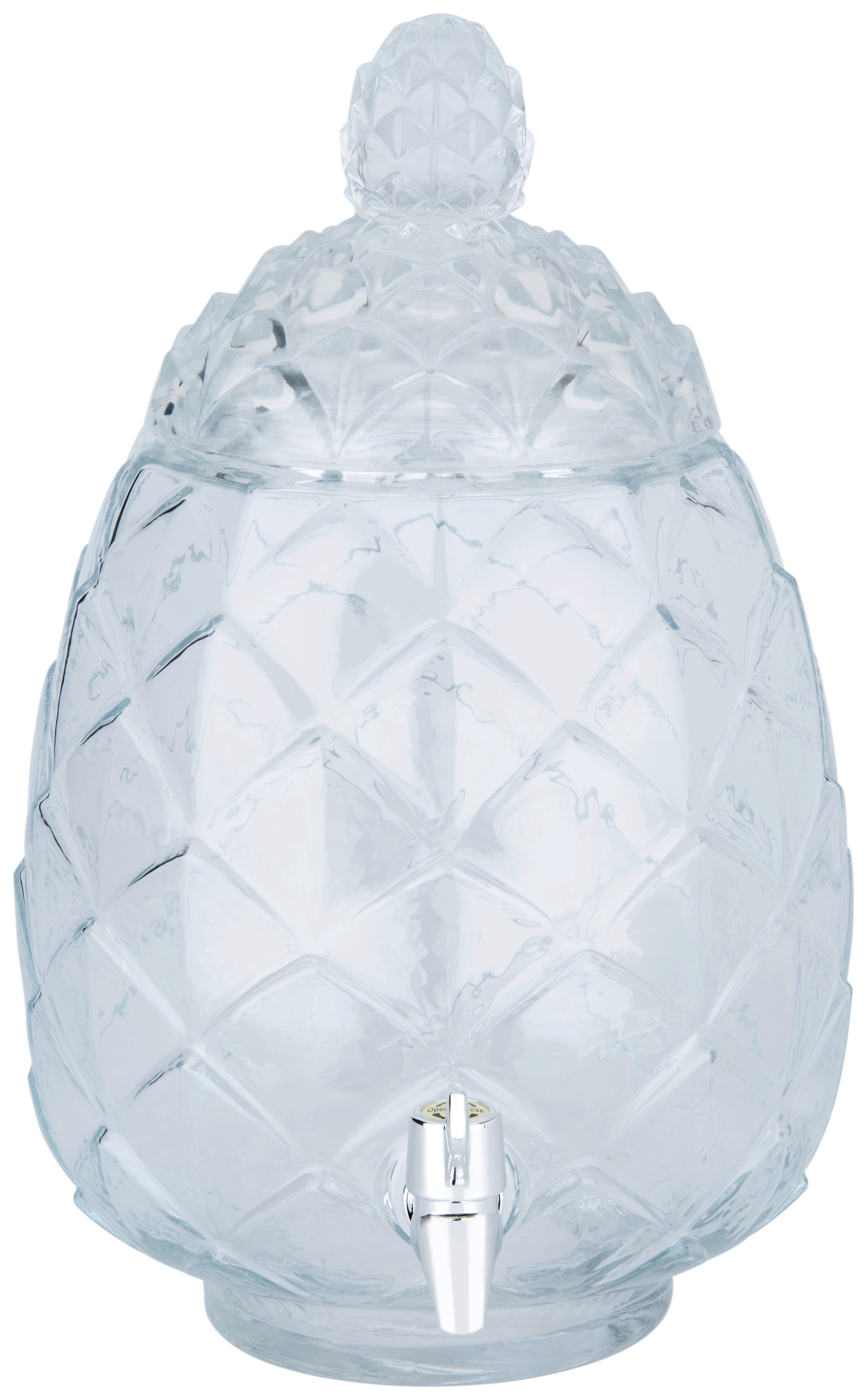 DOZATOR PIĆA PINEAPPLE - prozirno, staklo (6l)