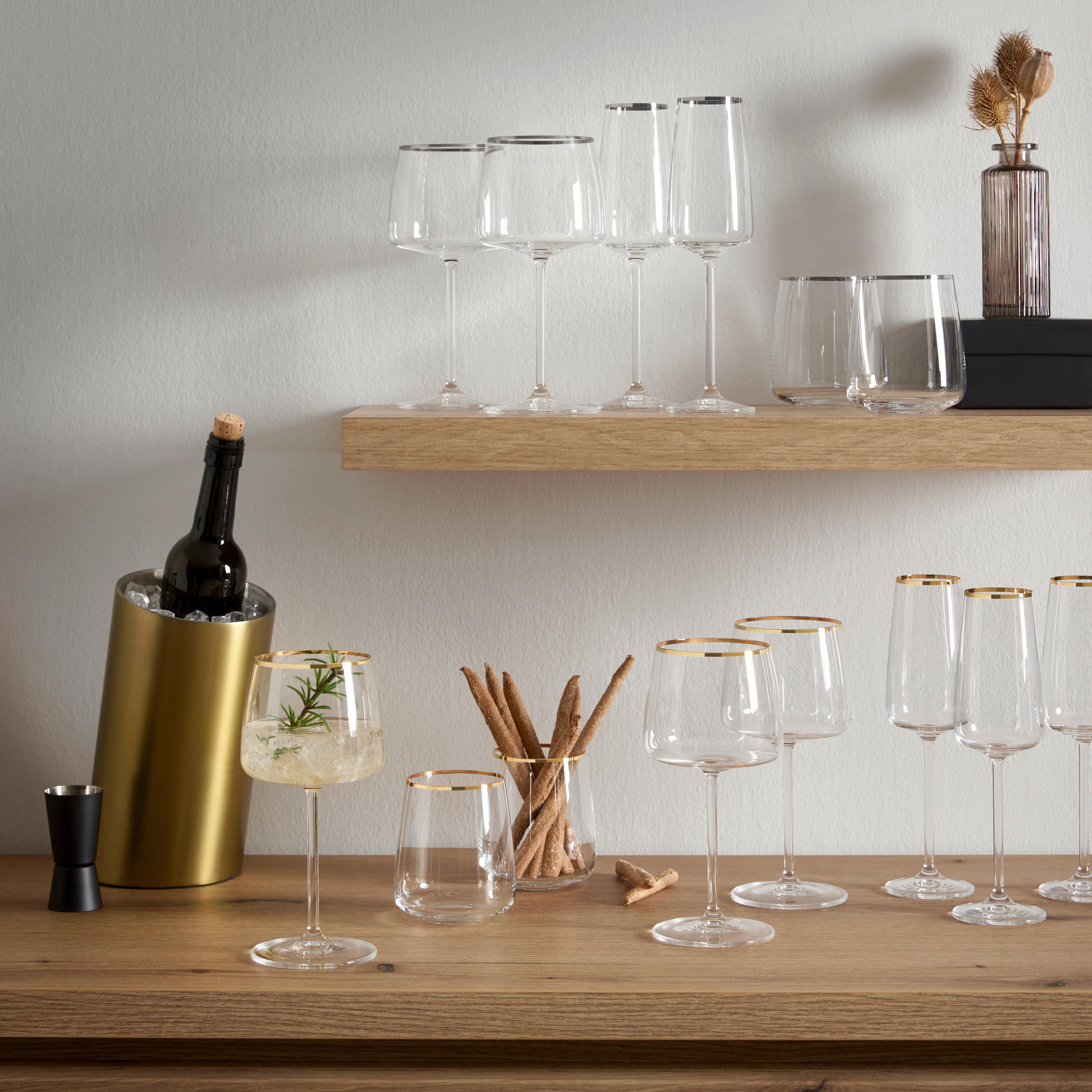MOUSSERANDE VINGLAS 1975 - PLATIN - klar, Romantik / Lanthus, glas (0,21l)