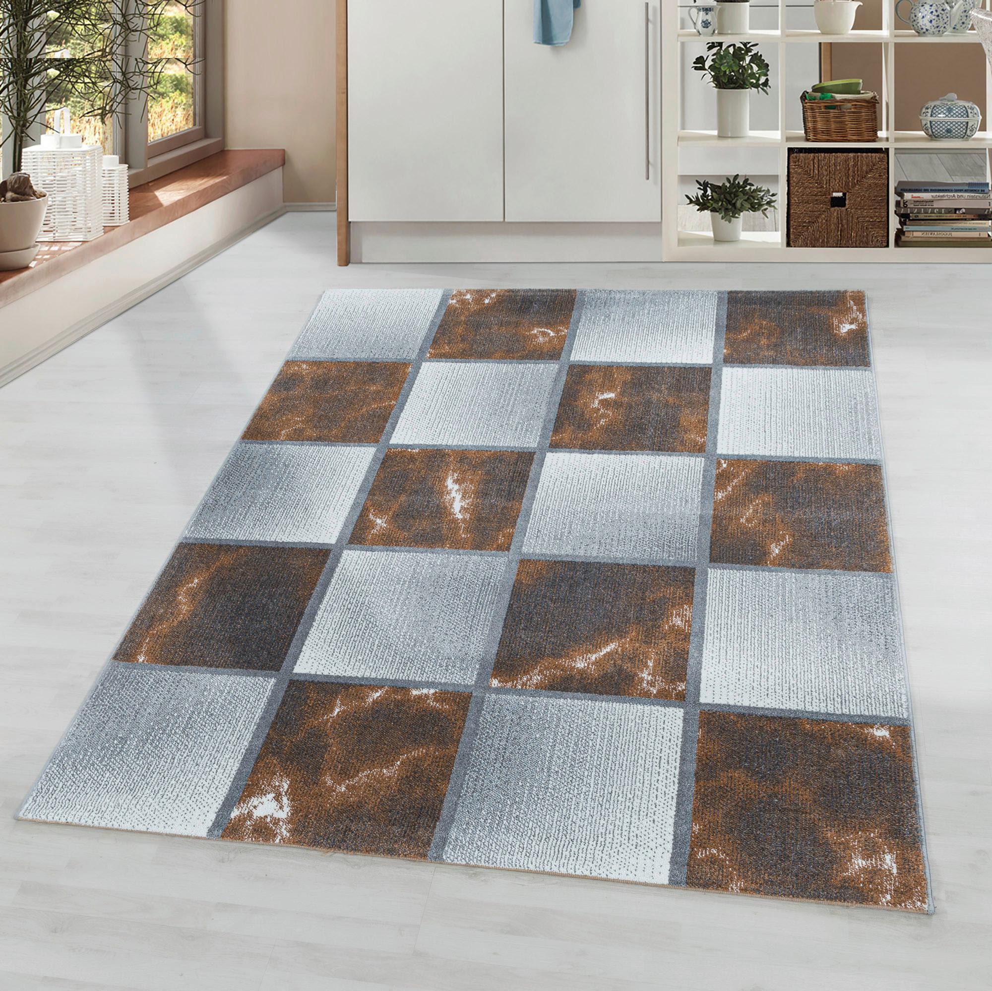 Webteppich Ottawa Kupferfarben ca. 80x150cm - Kupferfarben, Design, Textil (80/150cm)