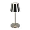 PORTABEL LAMPA MUSI - vit/nickelfärgad, Modern, metall/plast (12/30cm) - Mömax