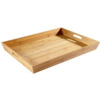 TACA DO SERWOWANIA 586-850 - jasnobrązowy, Basics, drewno (48/35,5/5,5cm) - Justinus