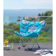 Gartenstuhl Cesia - Türkis/Silberfarben, MODERN, Kunststoff/Textil (70/82/42cm) - MODERN LIVING