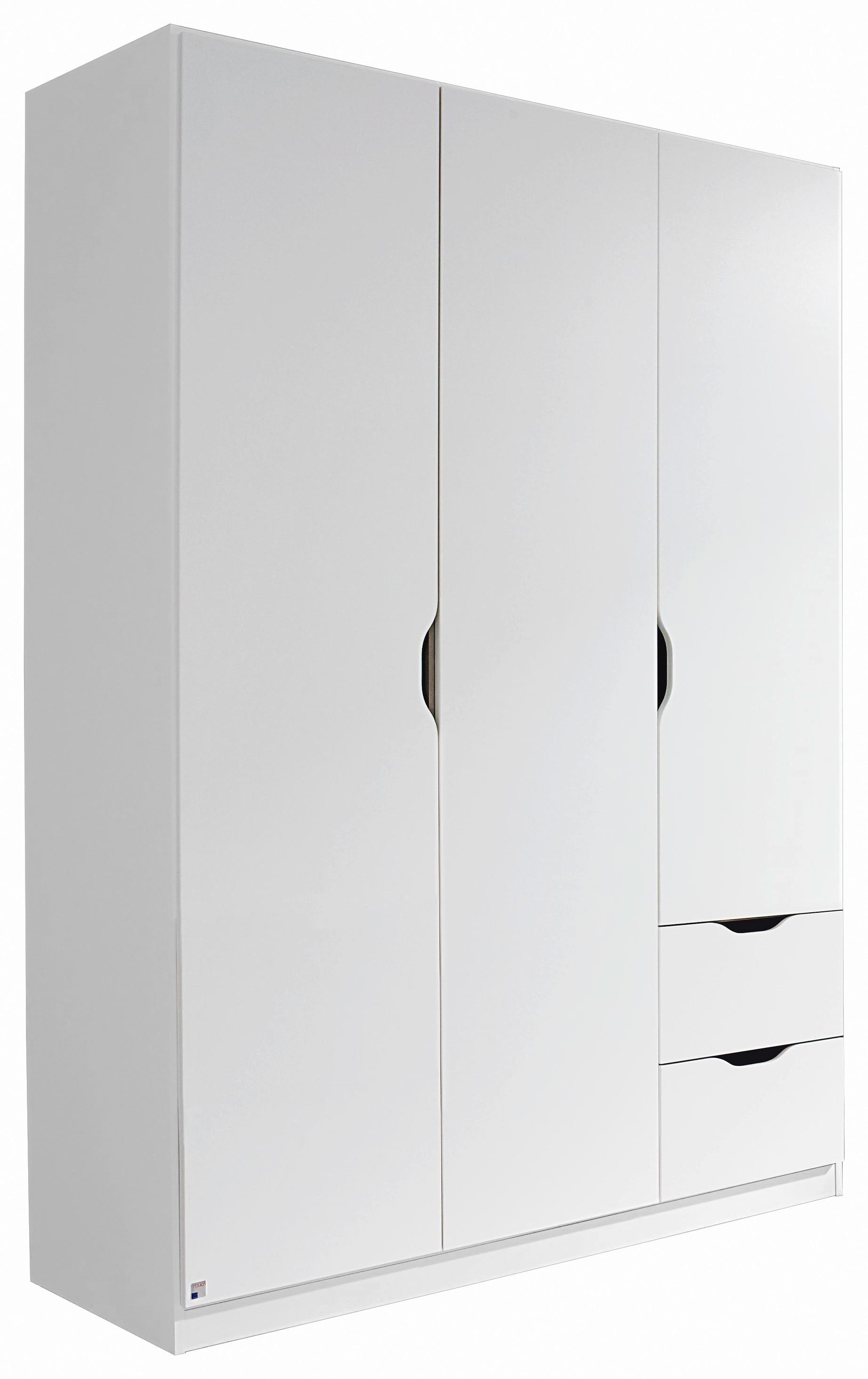 Kombischrank Freising ca. 136x197x54 cm Weiß - Weiß, MODERN, Holzwerkstoff (136/197/54cm) - Rauch Möbel