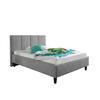 Polsterbett Avola Grau ca. 140x200 cm - Schwarz/Grau, MODERN, Holz/Textil (140/200cm) - Livetastic