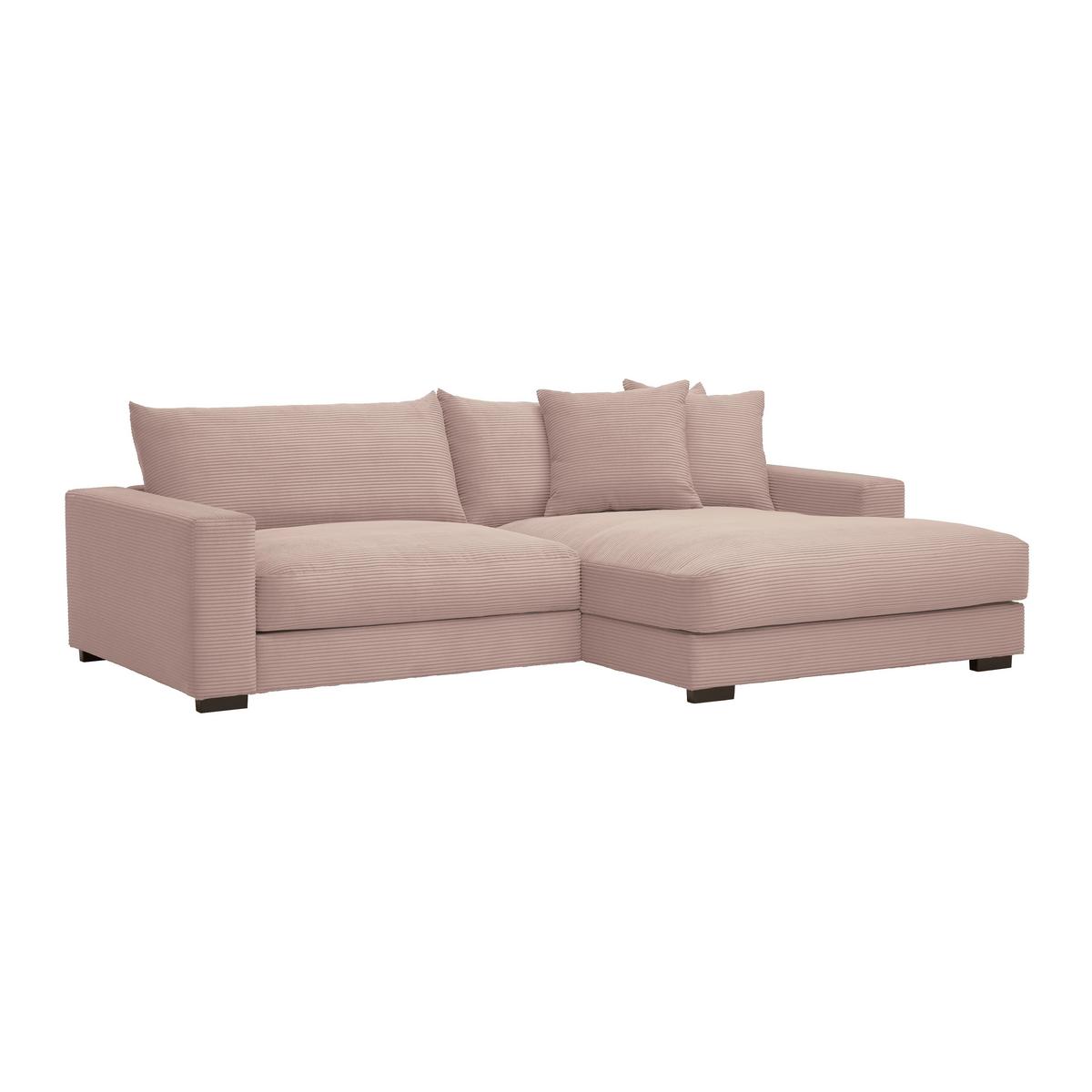 Canapea modulara PEDRO - roz, Modern, textil (265/180cm) - Mömax