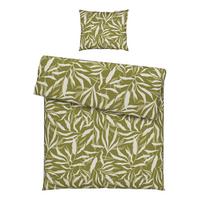 Bettwäscheset Leaves - Weiss/Grün, Modern, Textil (160/210cm) - Modern Living