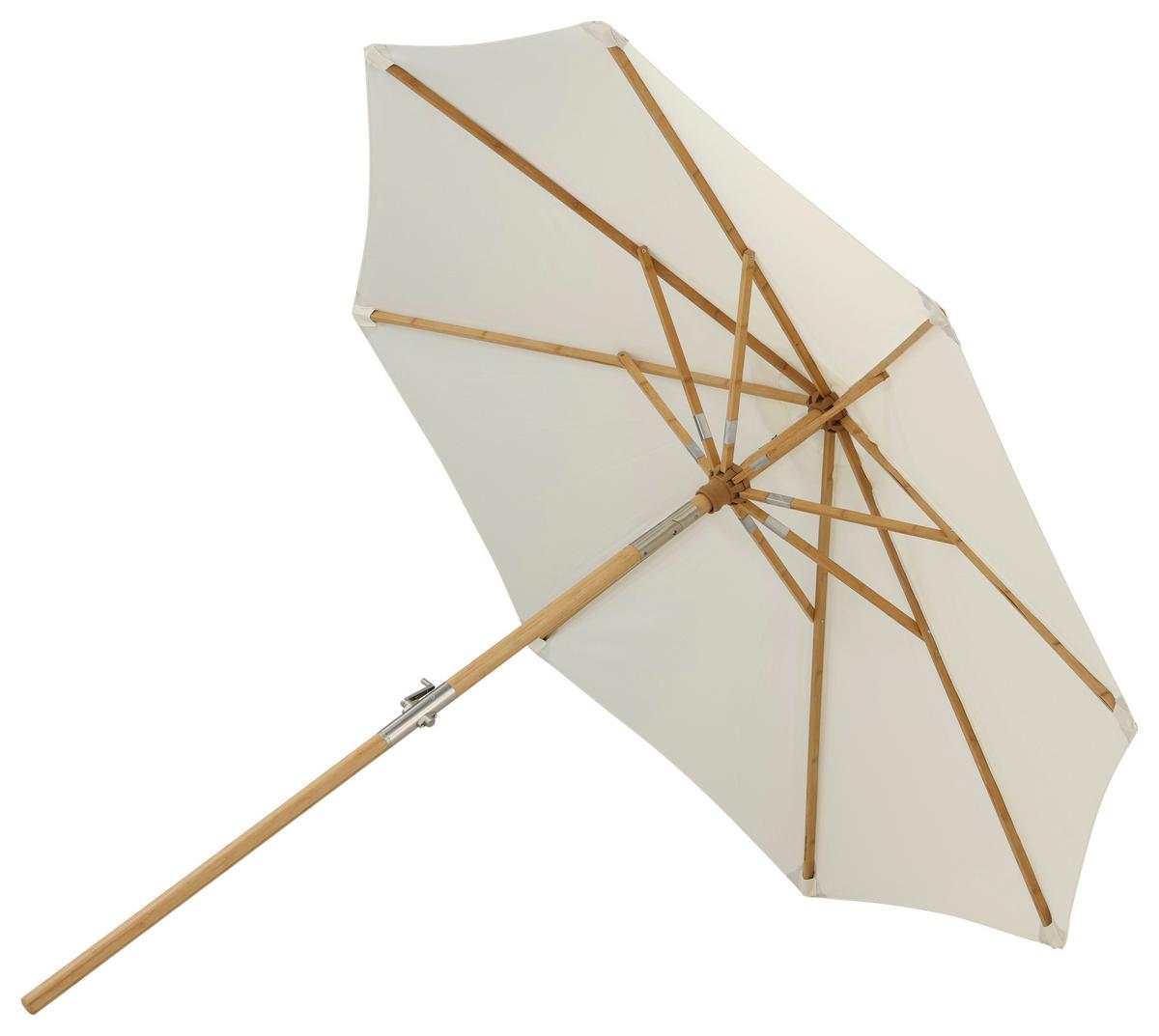 SONNENSCHIRM CEROX - Weiß, KONVENTIONELL (270/250cm) - Gardenson